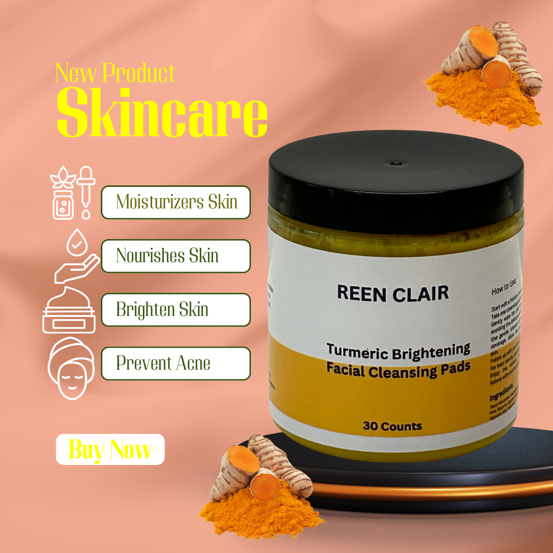 Turmeric Brightening Facial Cleansing Pads
